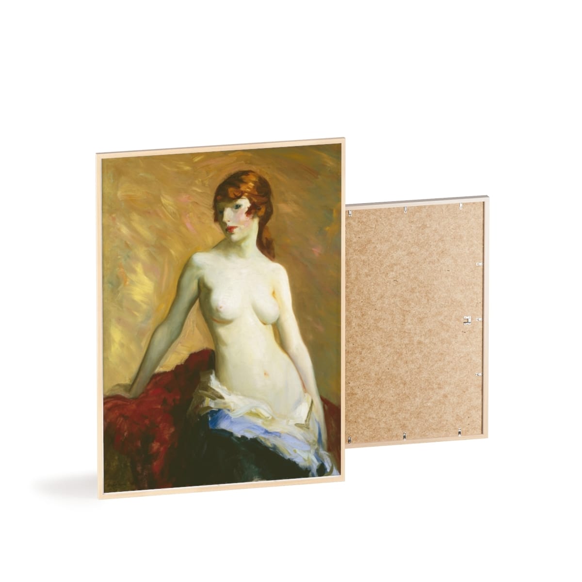 Art Poster Wooden Frame, Artist Henri Robert Cozad, Artwork 